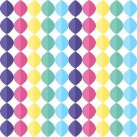 Illustrator vector of abstract background of colorful gradient geometric in a row, seamless colorful row