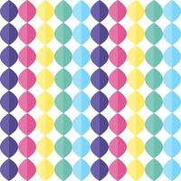 Illustrator vector of abstract background of colorful gradient geometric in a row, seamless colorful row