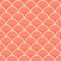 Illustrator vector of colorful seamless fish scale, abstract wave background