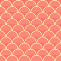 Illustrator vector of colorful seamless fish scale, abstract wave background