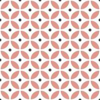 Abstract seamless geometric pattern in scandinavian style. Pastel color vector wallpaper.