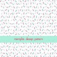 Abstract geometric pattern in memphis style. It can be used in printing, website backdrop. vector