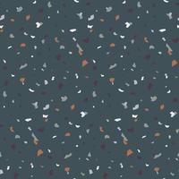 Abstract seamless pattern in terrazzo style. Vector backdrop. Modern texture for wallpaper, backdrop, fabric, etc.