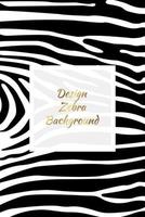 Design zebra background. Zebra print, animal skin. Poster, banner. Black and white artwork, monochrome. Fashion background. vector