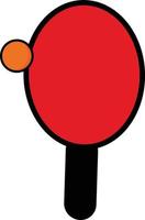 table tennis sport icon vector illustration
