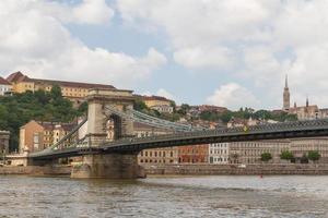 Chain Bridge of Budapest, Hungary photo