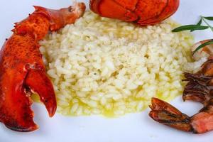 Risotto with lobster photo