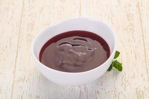 Delicous cowberry sauce photo