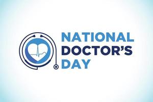 National doctors day. World doctors day template. Vector illustration.