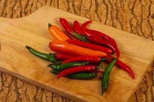 Chili pepper heap photo