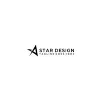 Ilustración de diseño de plantilla de vector de logotipo de estrella