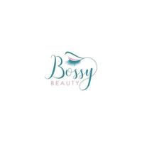 Beauty Eye Bossy Logo Sign Symbol Icon vector