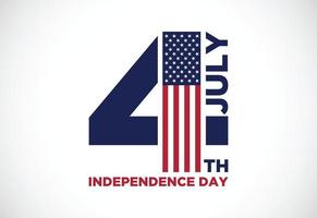 Happy Independence Day, the 4th of July national holiday. vector illustration