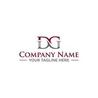 DG Law Firm Initial for Your Company Logo Sign Design vector