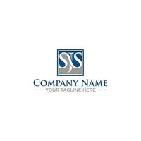 SJS Initial Logo Design for Your Company vector