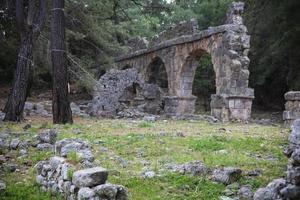 ruinas de phaselis en turquía foto