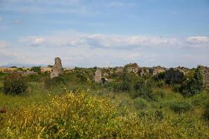 Side ruins in Turkey photo