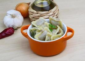 Ravioli in a bowl photo