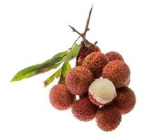 lichi de frutas asiáticas foto