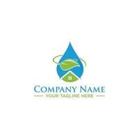 Home Natural Bio Logo Sign Design vector