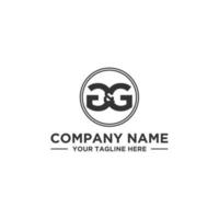 G and G Initial Logo Design vector