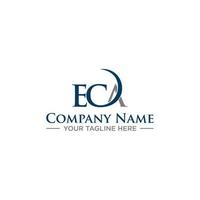 ECA Initial Logo Design for Your Company vector