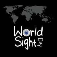 Vector illustration for World Sight Day.