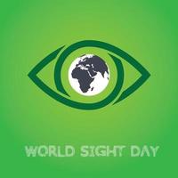 Vector illustration for World Sight Day.