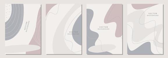 Modern abstract backgrounds.minimal trendy style. various shapes set up design templates good for background  card greeting wallpaper brochure flier invitation and other. vector illustration