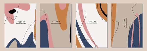 Modern abstract backgrounds.minimal trendy style. various shapes set up design templates good for background  card greeting wallpaper brochure flier invitation and other. vector illustration