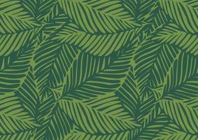 tropical leaf background pattern design vector