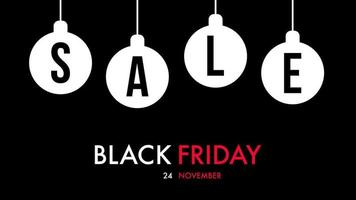 Black friday sale holiday design offer. Vector illustration.