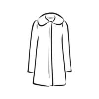 vector sketch coat