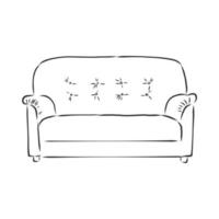 sofa vector sketch