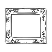 picture frame vector sketch