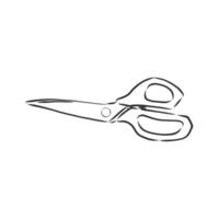 scissors vector sketch