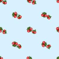 pattern with berries vector