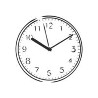 wall clock vector sketch