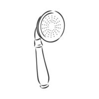 shower vector sketch