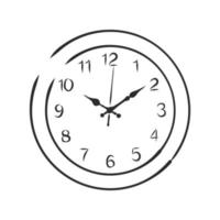 bosquejo del vector del reloj de pared