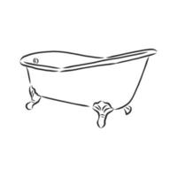 bath vector sketch