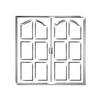 ventana de dibujo vectorial vector