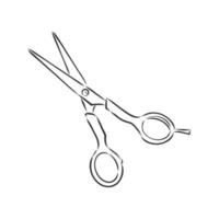 scissors vector sketch