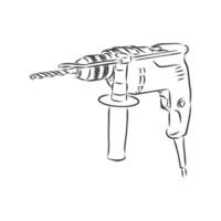 drill bit vector sketch