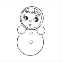 children's toy vector sketch