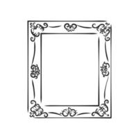 picture frame vector sketch