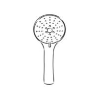 shower vector sketch