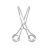 scissors vector sketch