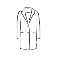 vector sketch coat