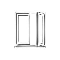 ventana de dibujo vectorial vector